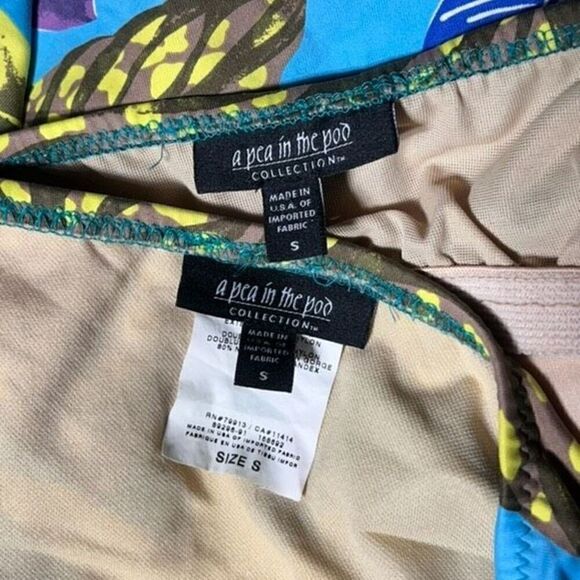 A Pea in the Pod 2pc Tankini Swimsuit Maternity Swimwear Size Small - Picture 3 of 3